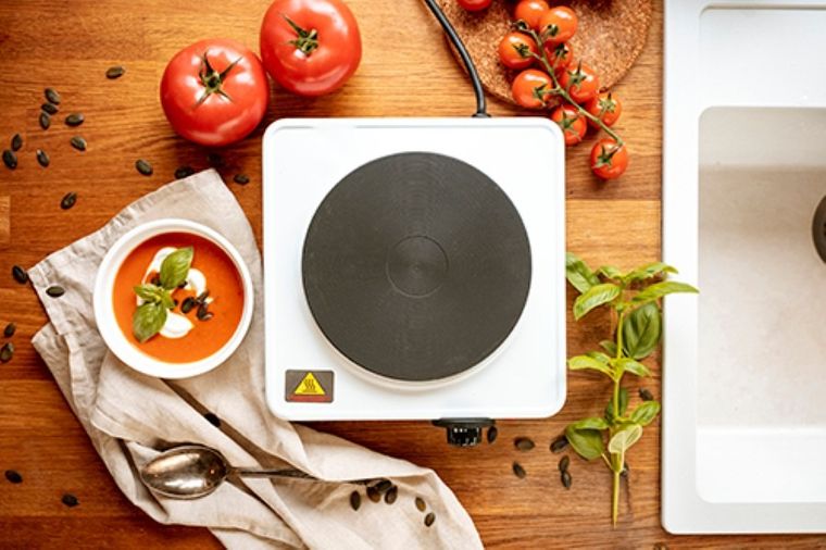 Adler, kuchenka elektryczna jednopalnikowa, 1500W, AD 6503