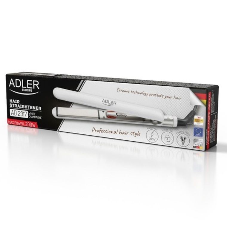 Adler, prostownica do włosów, ceramiczna
