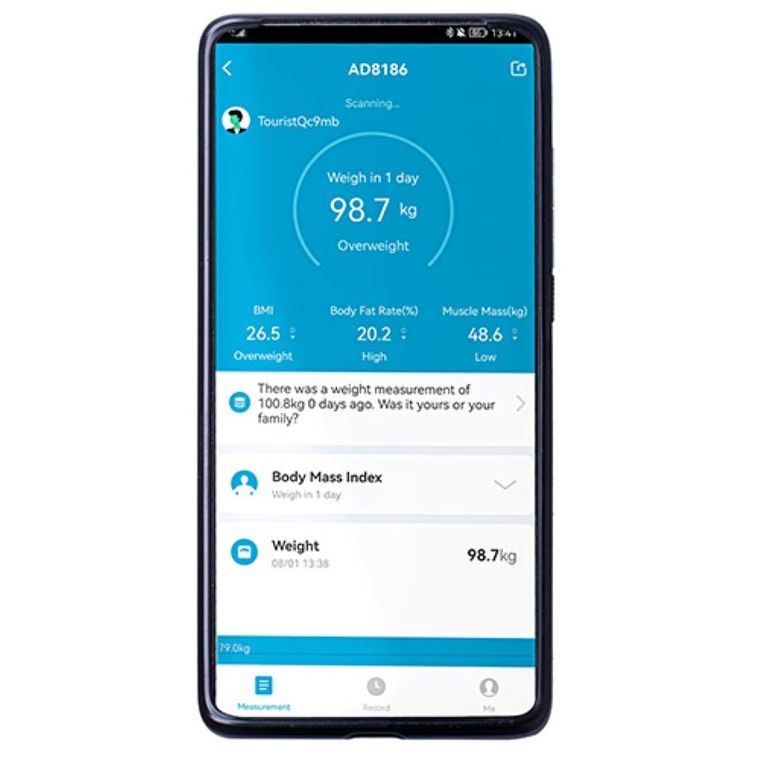 Adler, Smart, waga łazienkowa analityczna