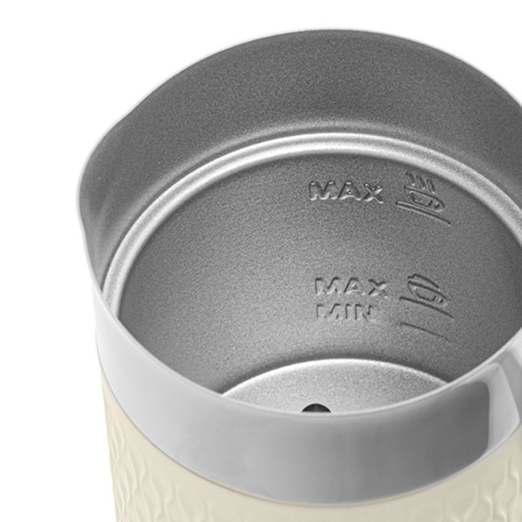 Adler, spieniacz do mleka 2w1, spienianie i podgrzewanie (latte i cappucino), AD 4495, kremowy