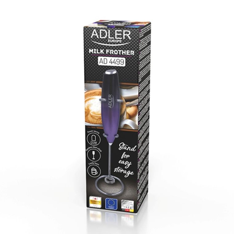 Adler, spieniacz do mleka ze stojakiem