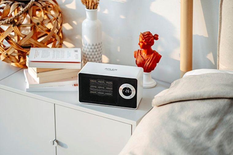 Adler, termowentylator ceramiczny z LCD