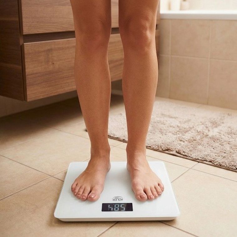 Adler, waga łazienkowa USB-C, akumulatorowa, do 180 kg