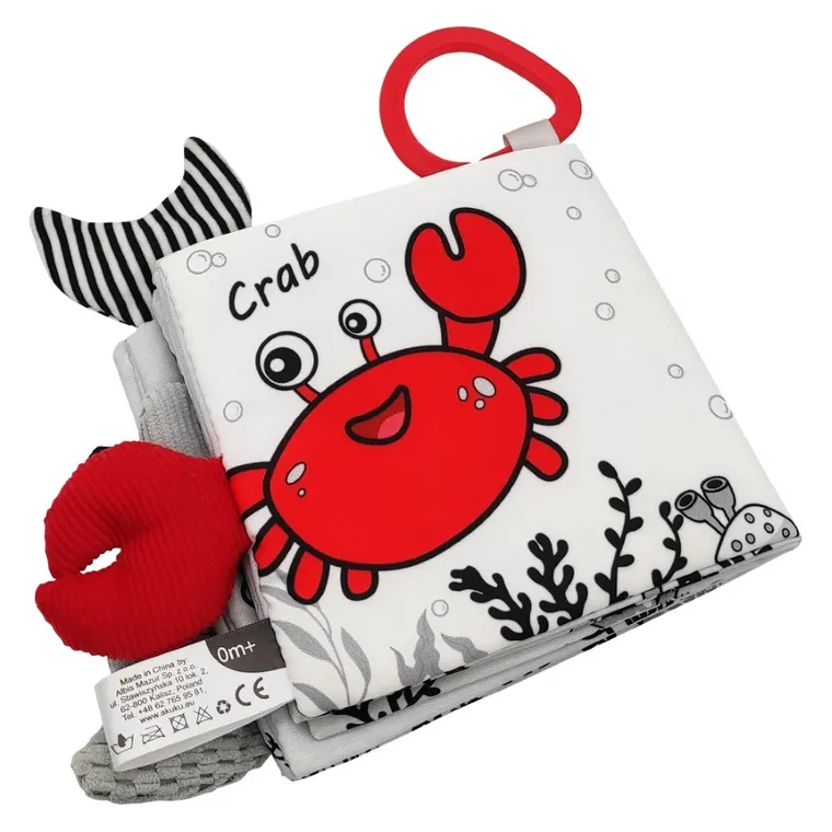 Akuku, książeczka sensoryczna, zwierzęta morskie