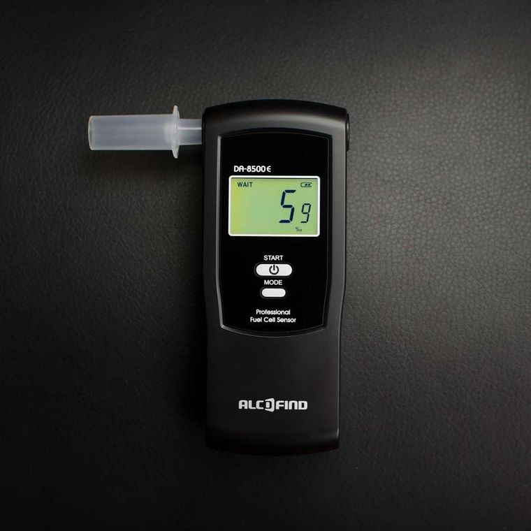 AlcoFind, alkomat elektrochemiczny, DA 8500E + ustniki