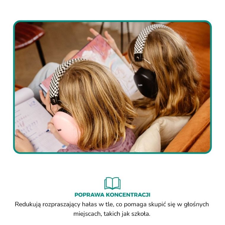 Alecto, BV-71, nauszniki wygłuszające dla dzieci, czarne