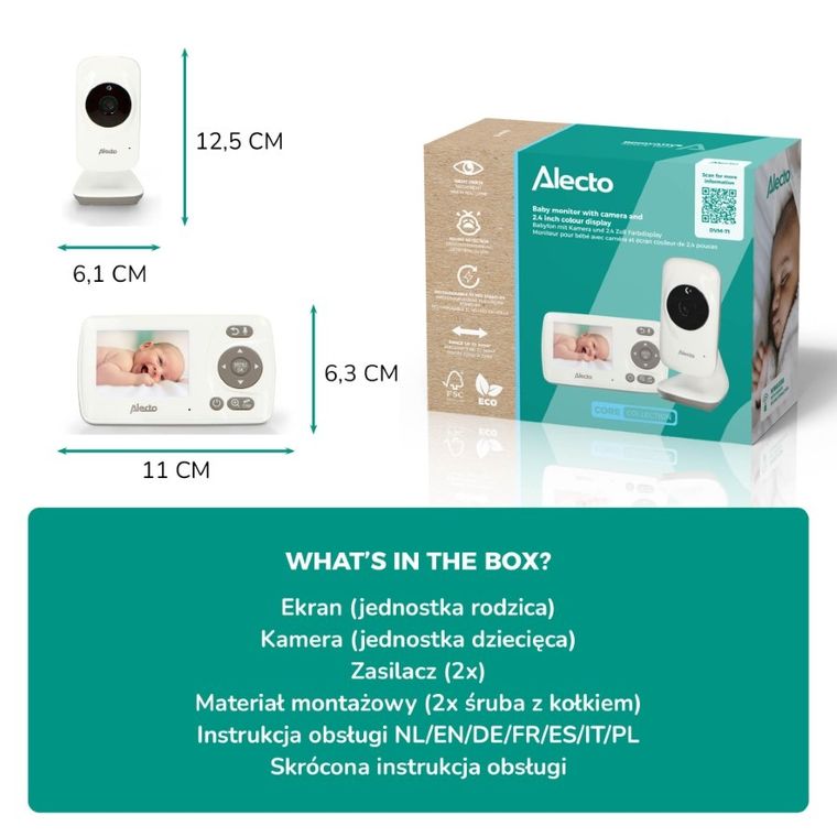 Alecto, niania elektroniczna, DVM-71