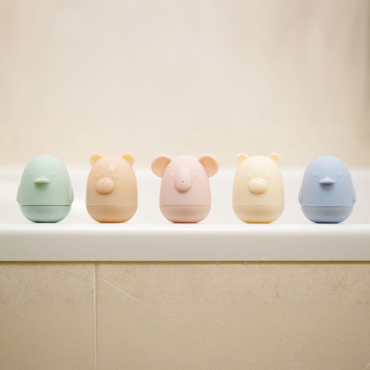 Alecto, zabawki do kąpieli z termometrem, 5 szt.