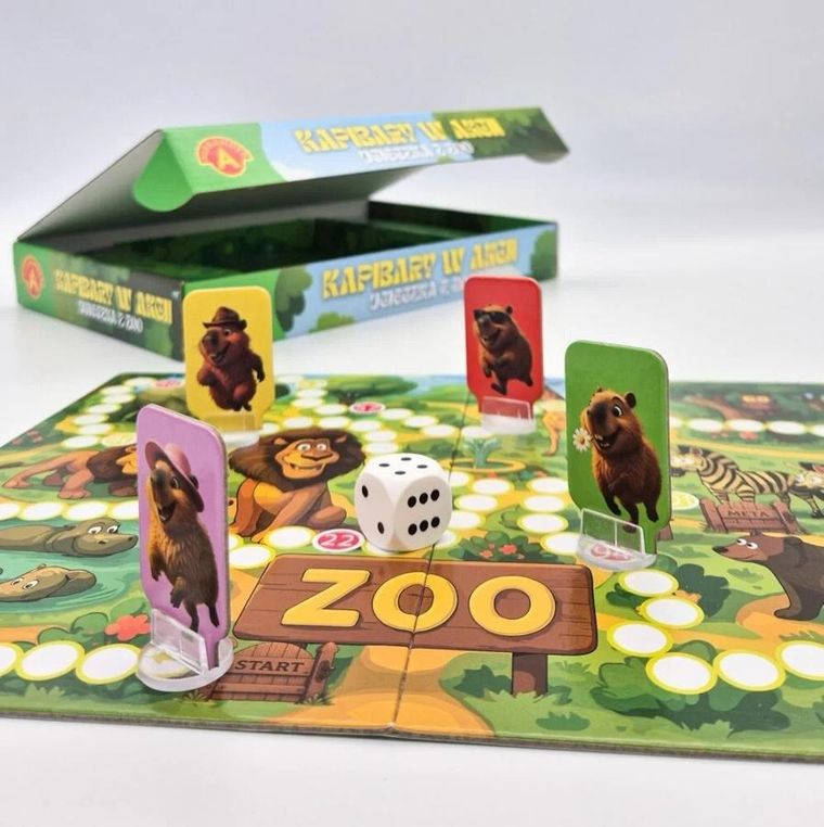 Alexander, Kapibary w akcji, Ucieczka z zoo, gra familijna