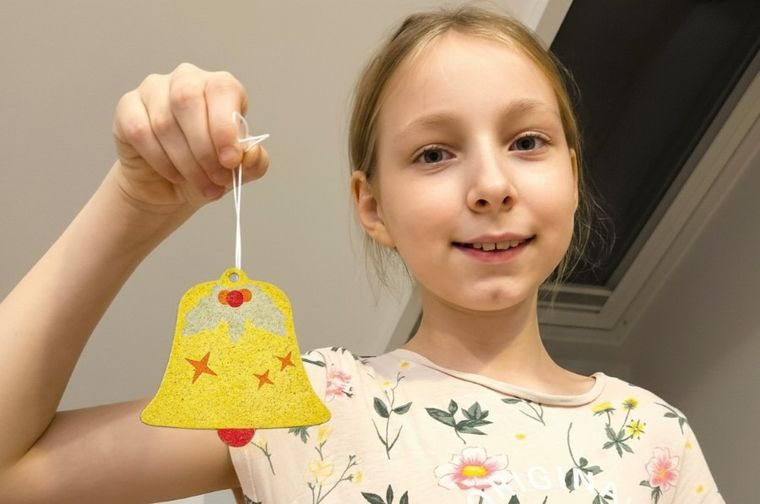 Alexander, Piaskowe Malowanki, Ozdoby na Choinkę: Bałwanek, zestaw kreatywny