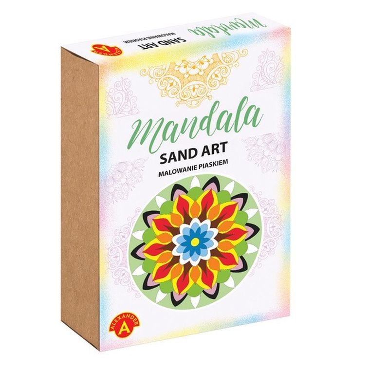 Alexander, Sand Art, Mandala, malowanie piaskiem