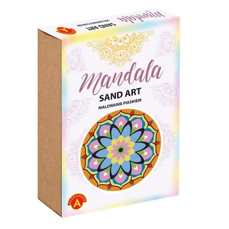 Alexander, Sand Art, Mandala, malowanie piaskiem