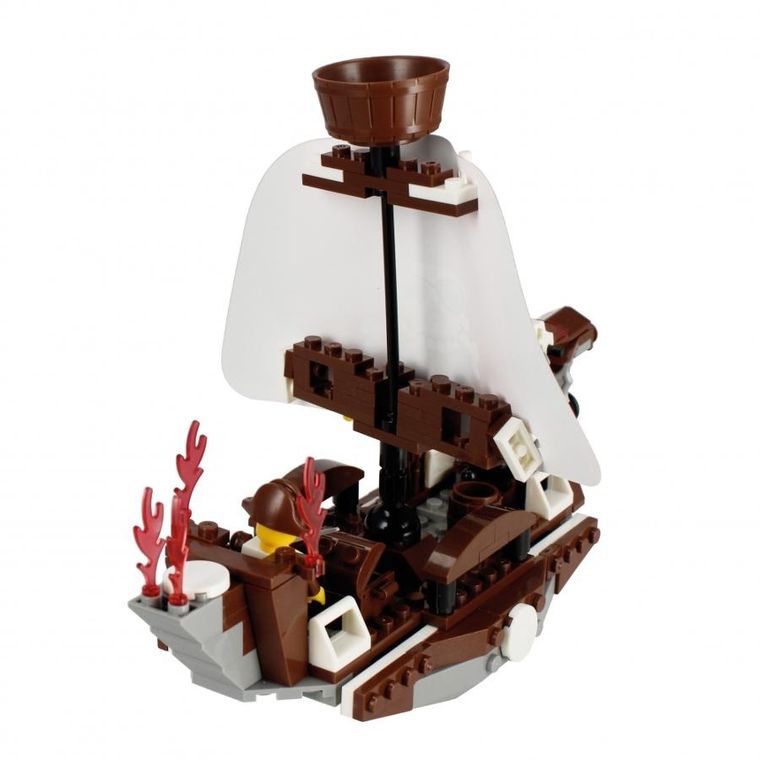 Alleblox, Pirat, klocki konstrukcyjne, 204 elementy