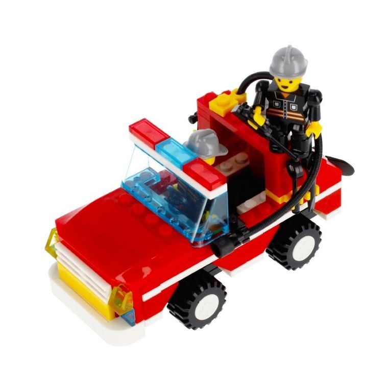 Alleblox, pojazd strażacki, klocki konstrukcyjne, 140 elementów