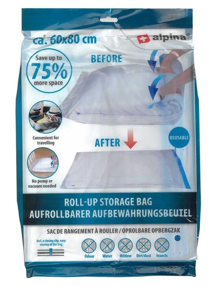 Alpina, worek próżniowy do przechowywania ubrań, 60-80 cm