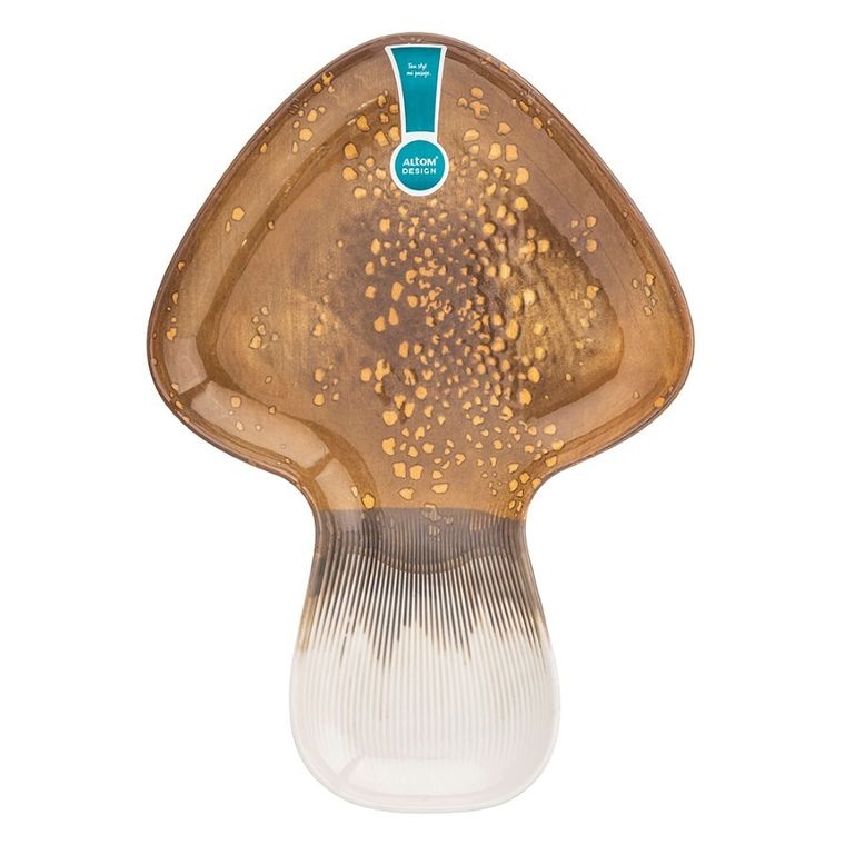 Altom Design, Pod kapeluszem, naczynie ceramiczne, grzybek, 32-22,5 cm