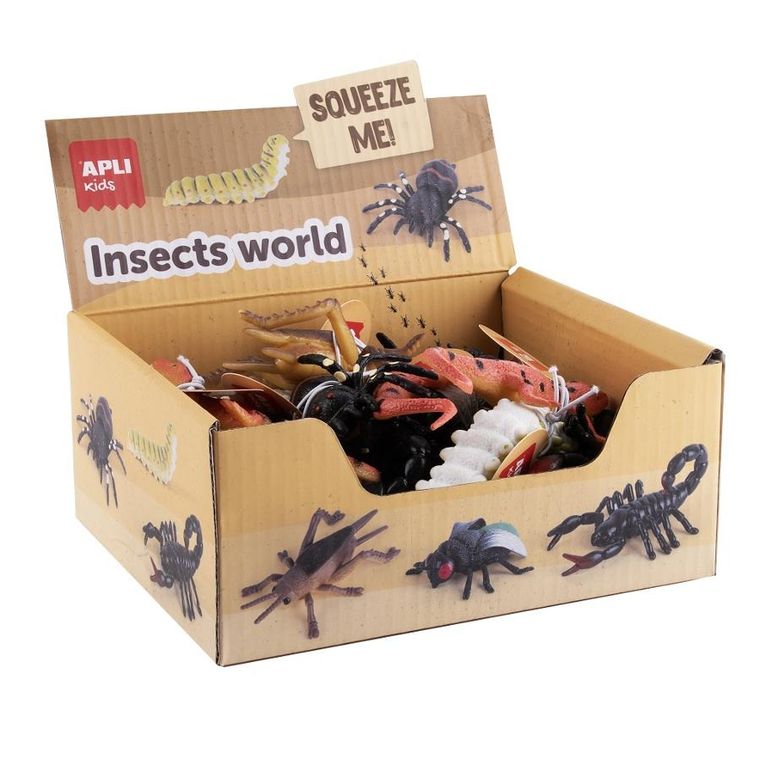 Apli Kids, Insekty, zestaw gniotków sensorycznych, 6 szt.