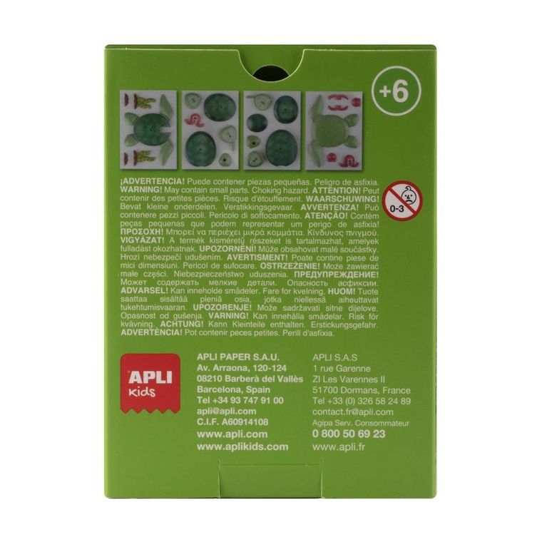 Apli Kids, Ocean, Żółw, puzzle 3D