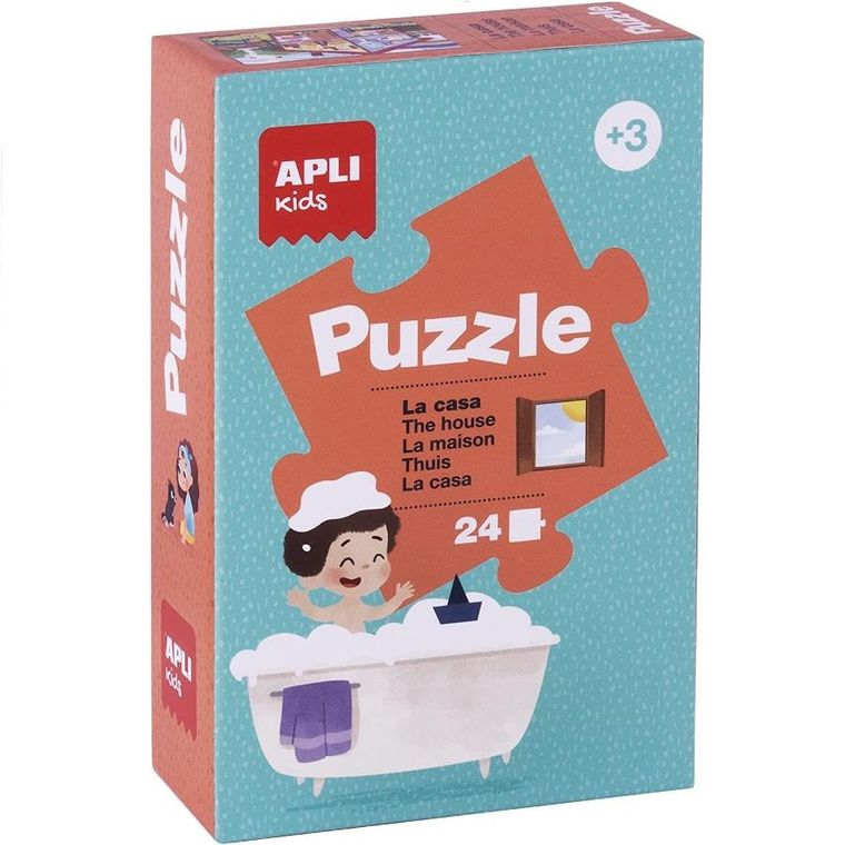 Apli Kids, puzzle edukacyjne, 6-24 elementy