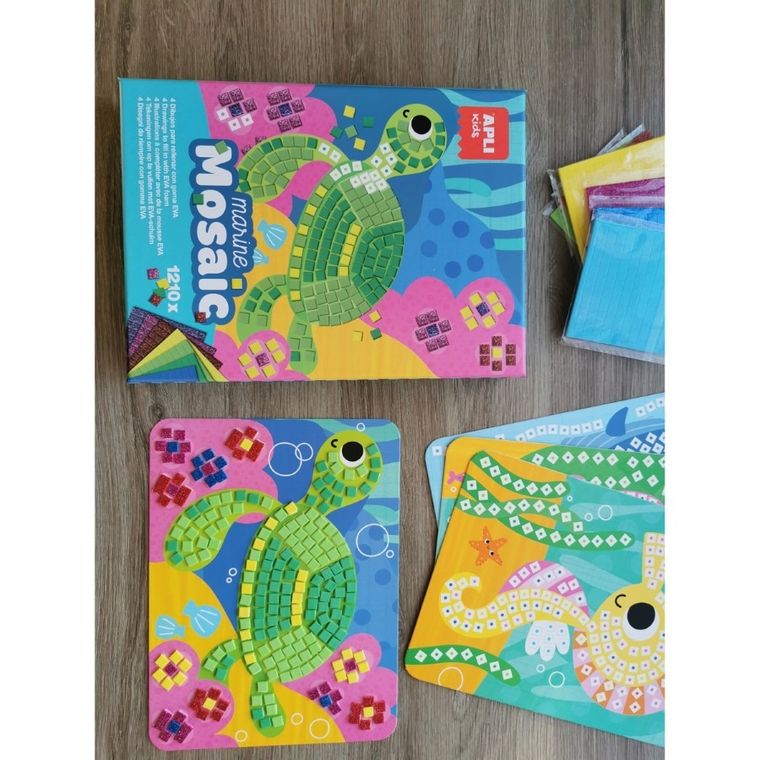 Apli Kids, zestaw artystyczny, mozaika, konik morski