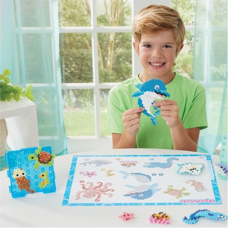 Aquabeads, Oceanarium, koraliki wodne, zestaw startowy, 1500 elementów, 35046