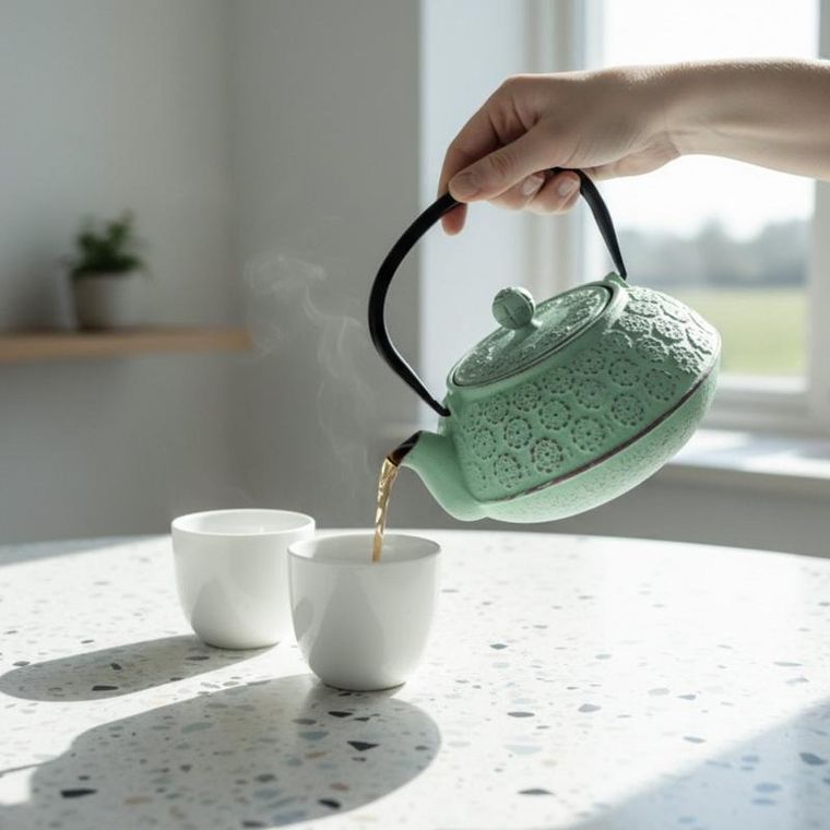 Aromelio, Kumo, czajnik żeliwny z zaparzaczem, 1000 ml