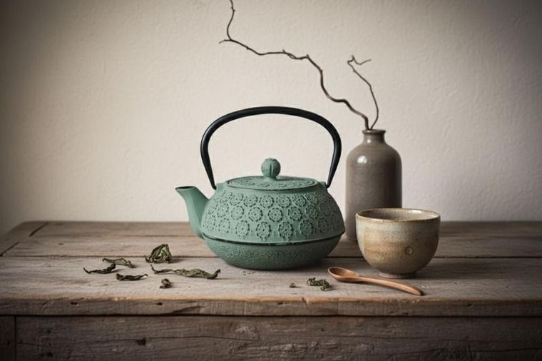 Aromelio, Kumo, czajnik żeliwny z zaparzaczem, 1000 ml