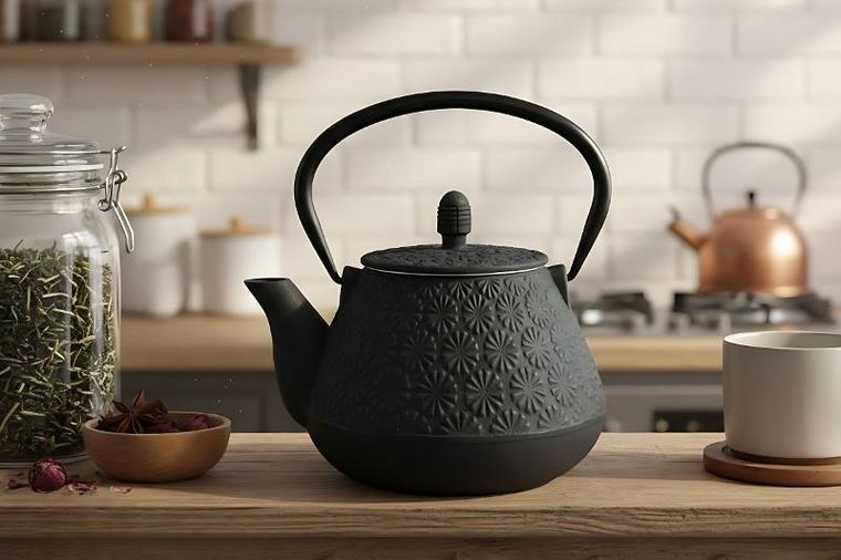 Aromelio, Taki, czajnik żeliwny z zaparzaczem, 1000 ml