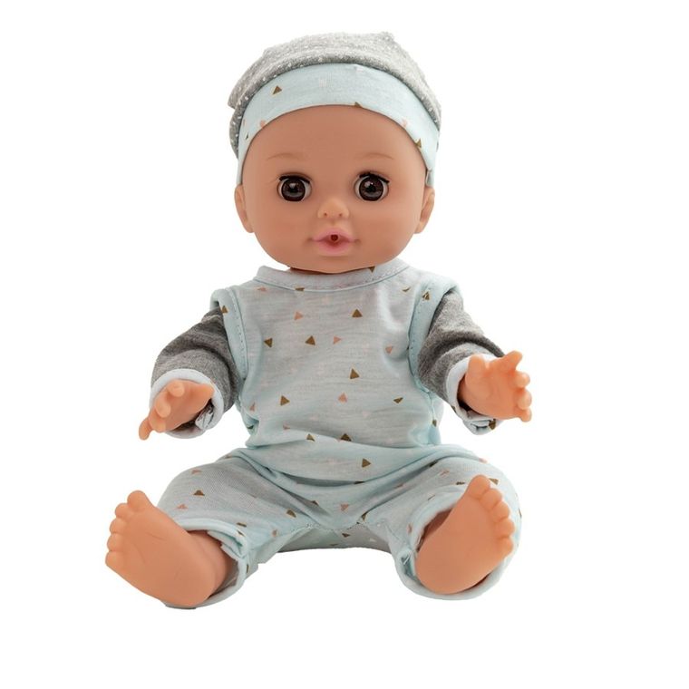 Askato, lalka z wanienką, szare ubranko