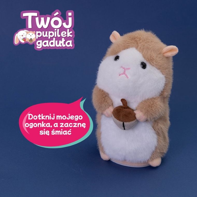 Askato, Twój pupilek gadułka, Chomik, powtarzający słowa, zabawka interaktywna