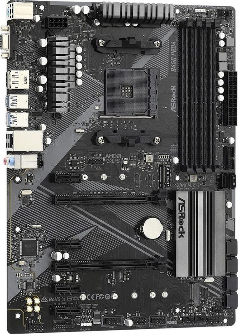 Asrock, płyta główna, B450 PRO4 R2.0 AM4 4DDR4 DP/HDMI M.2 USB3.2 ATX