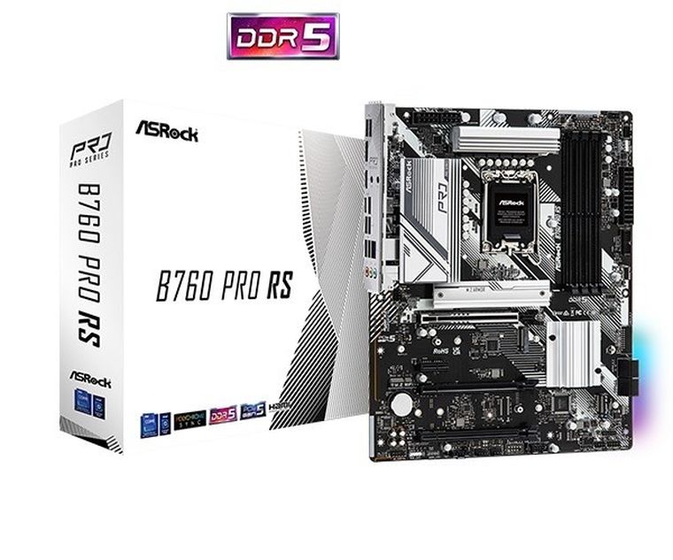 ASRock, płyta główna, B760 Pro RS s1700 4DDR5 DP/HDMI/eDP M.2 ATX