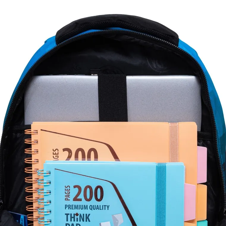 Astrabag, plecak szkolny, 3-komorowy, Blue Pixel