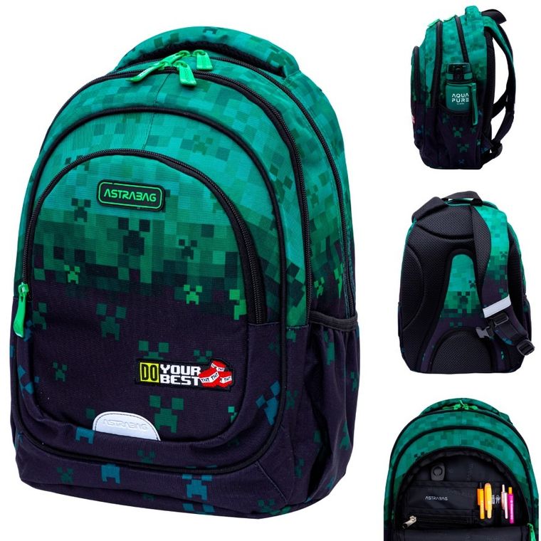 Astrabag, plecak szkolny, 3-komorowy, Do Your Best