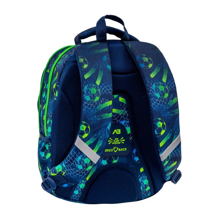 Astrabag, plecak szkolny, 3-komorowy, Football