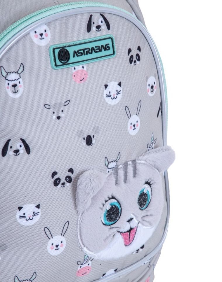 Astrabag, plecak szkolny, 3-komorowy, Kitty The Cute