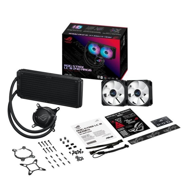 Asus, chłodzenie, ROG STRIX LC III 240 ARGB