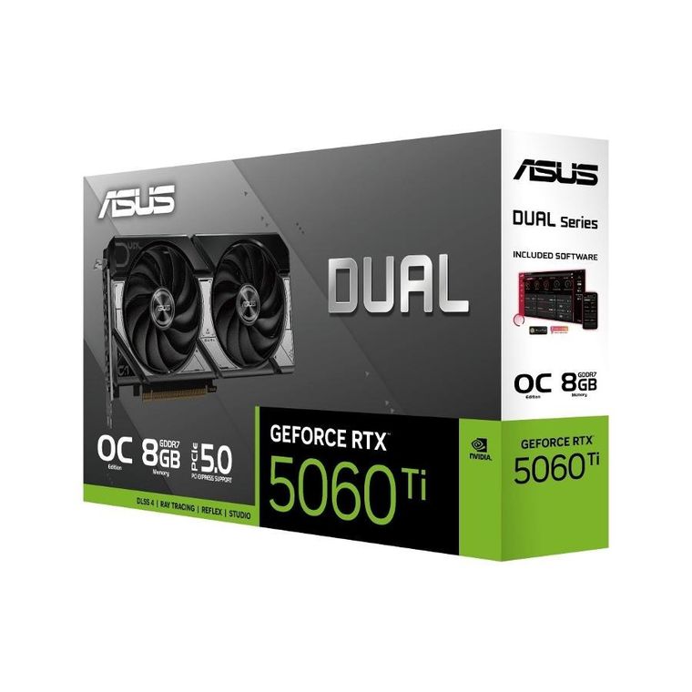 Asus, karta graficzna, GeForce RTX 5060 Ti Dual OC 8GB GDDR7 128BIT 3DP/HDMI