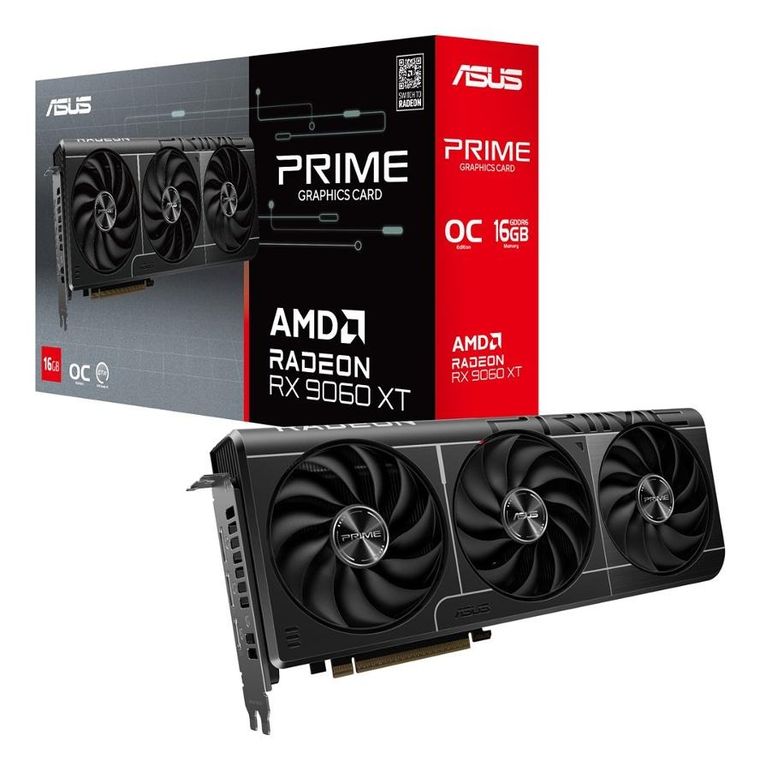 Asus, karta graficzna, PRIME RX9060XT O16G