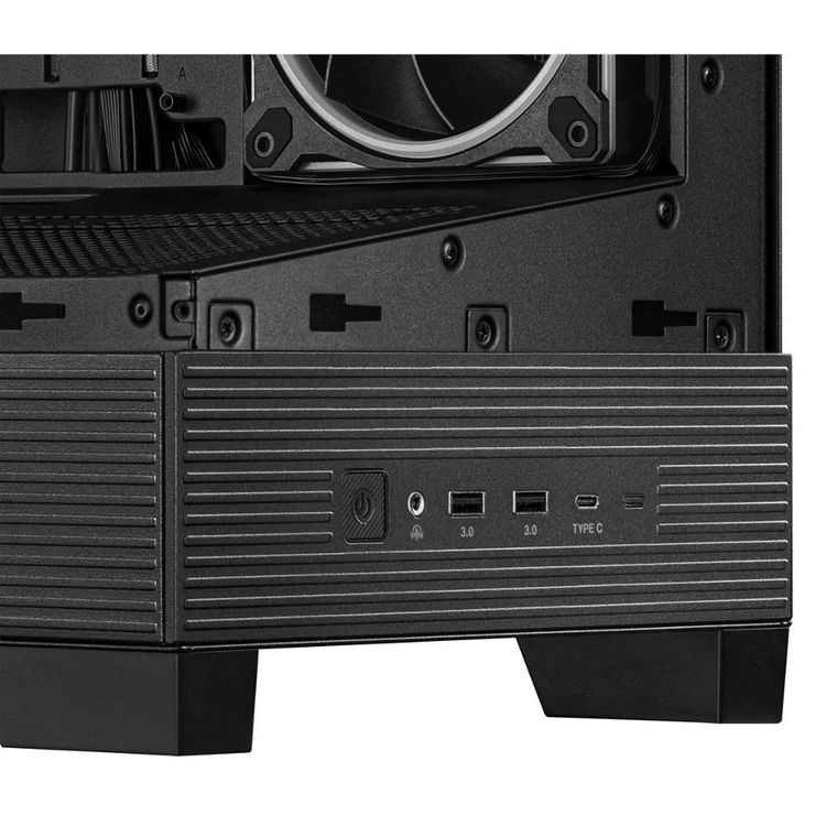 Asus, obudowa komputerowa, A31 PLUS TG ARGB BLACK
