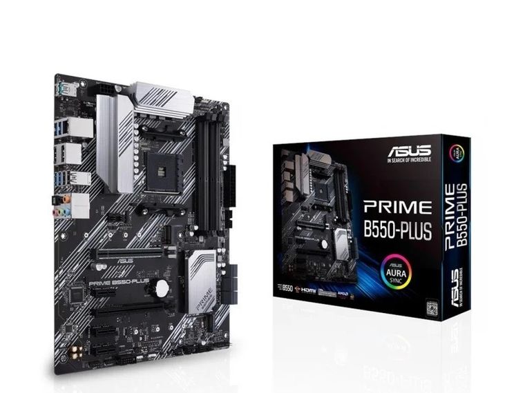 Asus, płyta główna, PRIME B550-PLUS AM4 4DD R4 HDMI/DP M.2 ATX