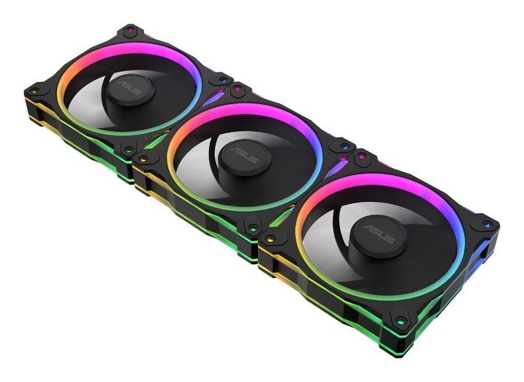 Asus, wentylator 3w1, Prime MR120 Fan ARGB, czarny