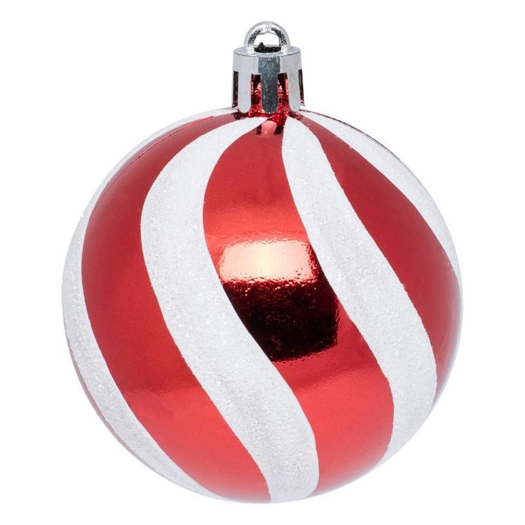 Atmosphera, bombki choinkowe nietłukące, 60 szt.