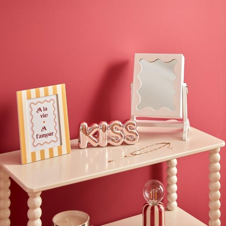 Atmosphera, Cheri, lusterko kosmetyczne ze schowkiem na biżuterię, 29-22-15 cm