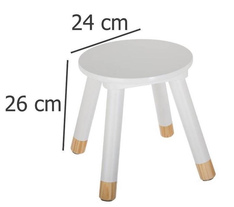 Atmosphera for kids, taboret, Ø 24 cm