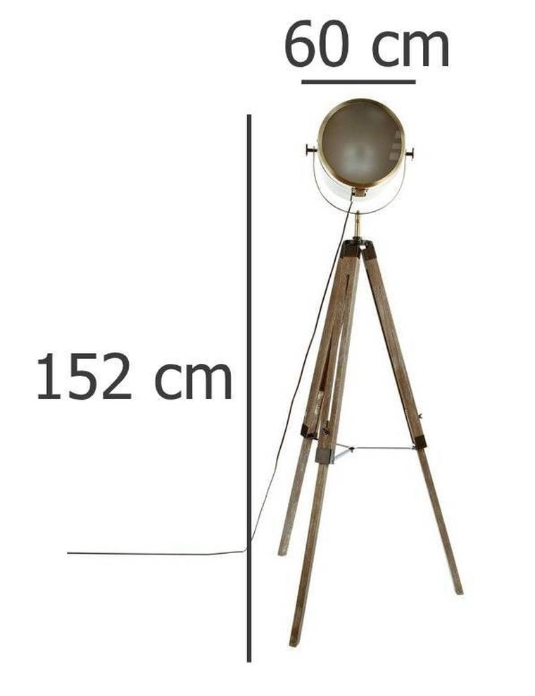 Atmosphera, lampa podłogowa na 3 nogach, wys. 152 cm, brązowa