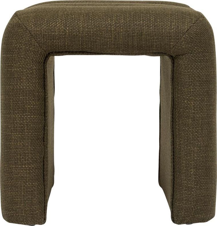 Atmosphera, Sisco, stołek łuk tapicerowany, 43-42-44 cm