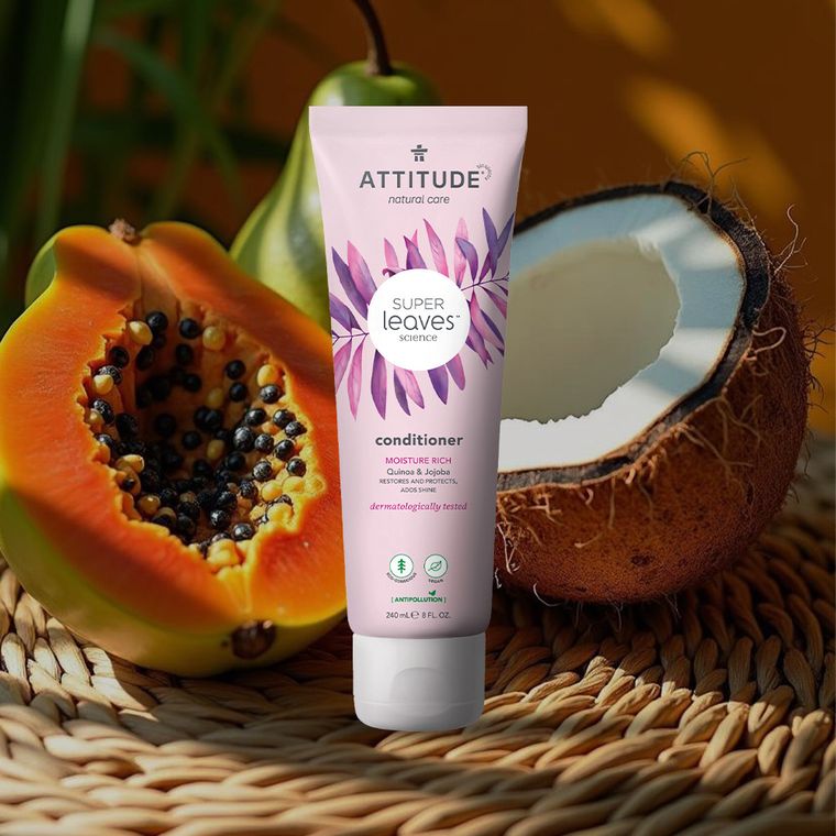 Attitude, odżywka nawilżająca do włosów suchych z quinoa i jojoba, 240 ml