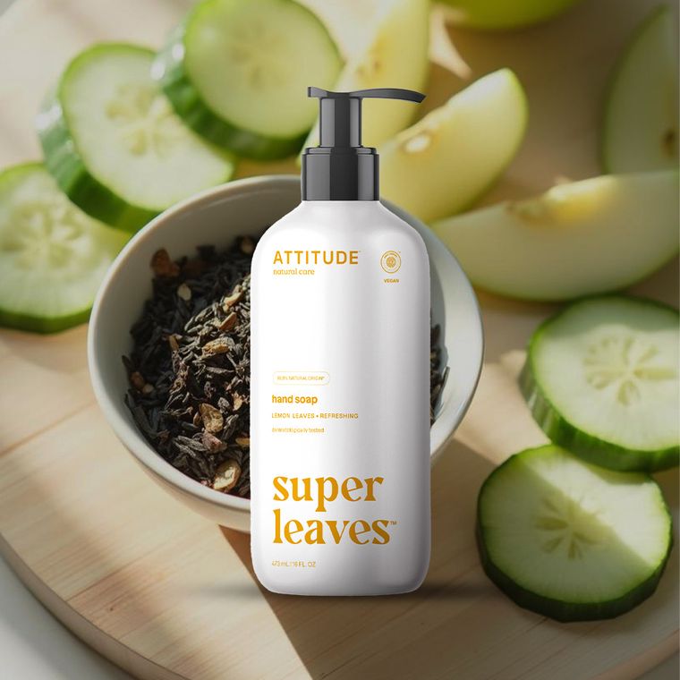 Attitude, Super Leaves, mydło do rąk, liście limonki, 473 ml