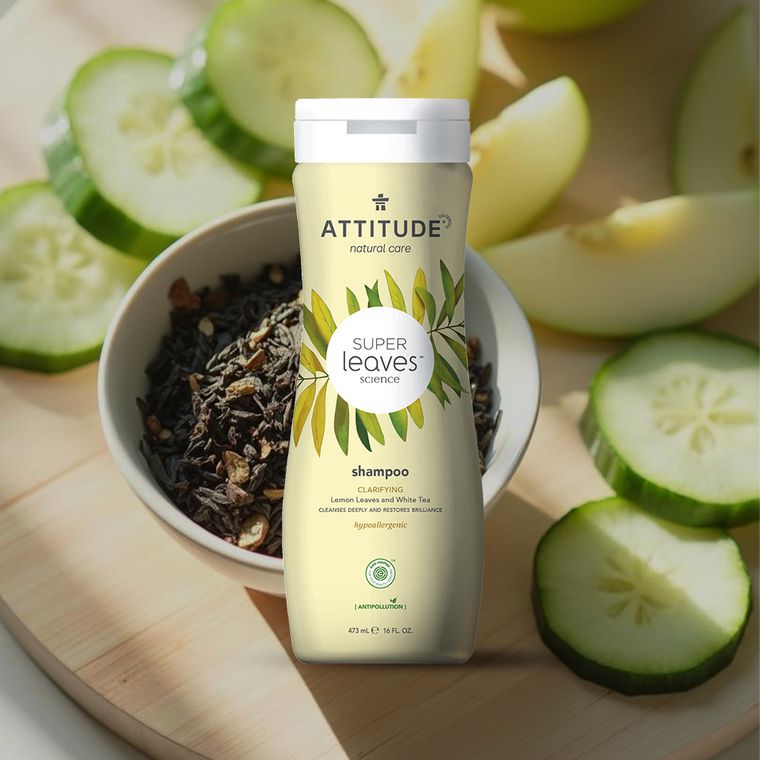 Attitude, szampon oczyszczający z cytryną i białą herbatą, 473 ml